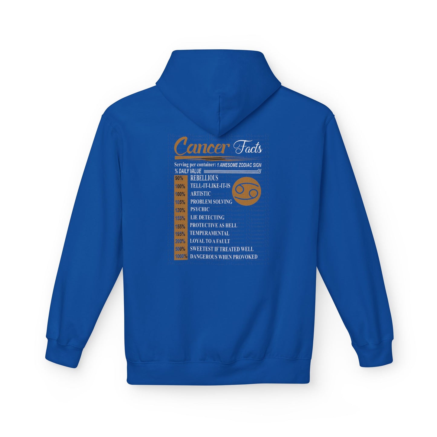Hoodie - Cancer Astrological Logo Streetwear Pullover