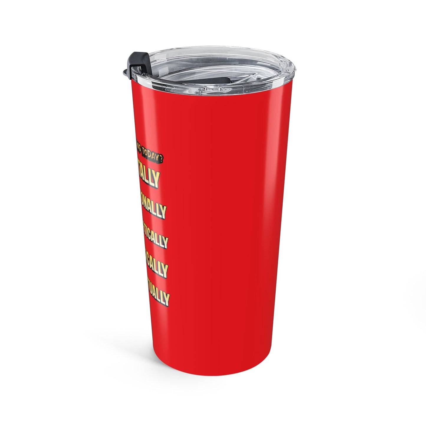 20oz Tumbler — "MEEPS" Mental & Emotional Check-In Stainless Travel Cup