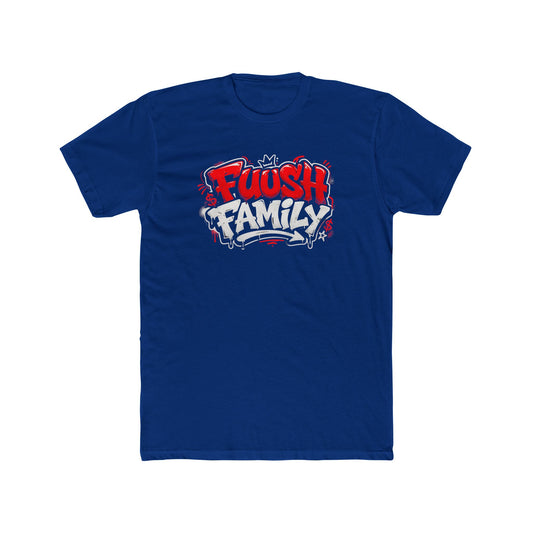 Fuush Family Graphic Tee — Retro Streetwear Crewneck for Fans & Family
