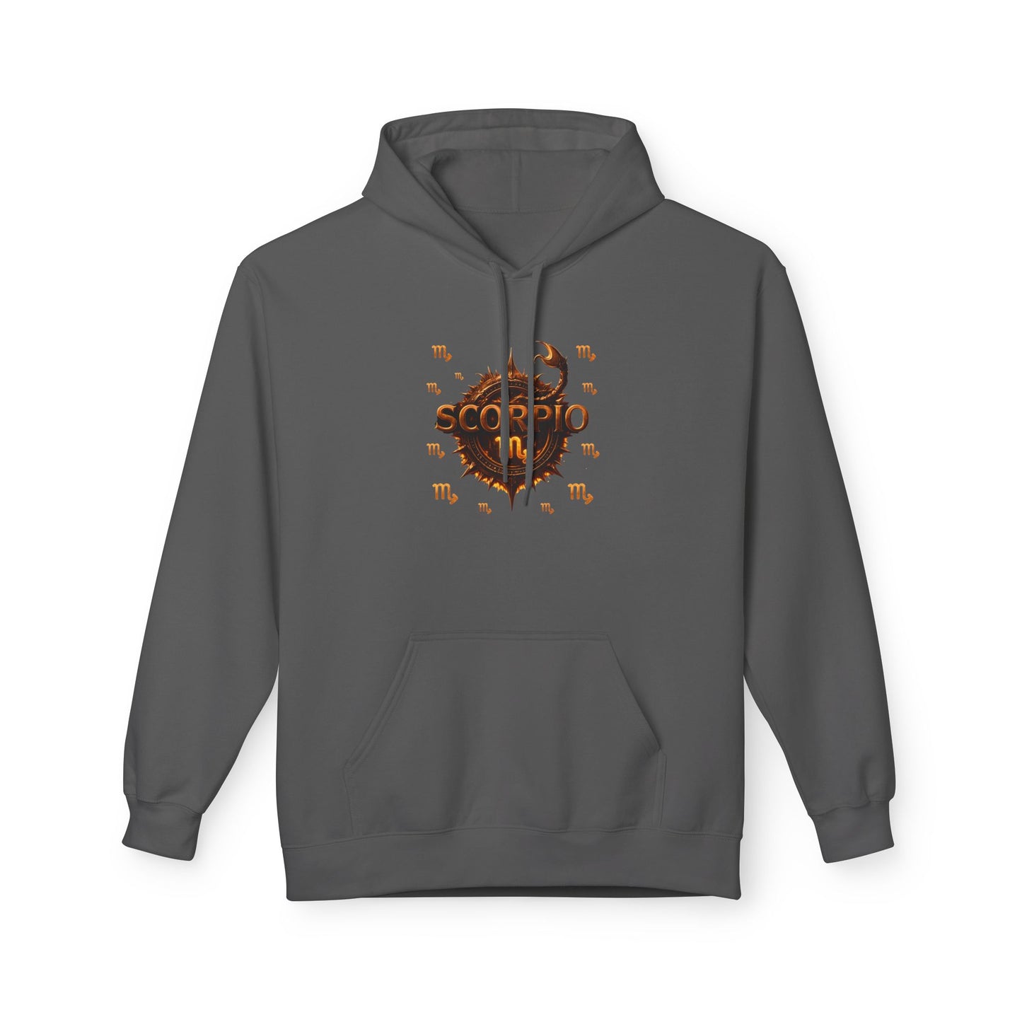 Scorpio Hoodie — Zodiac Scorpion Graphic with 'Scorpio Nutrition Facts' Back Print