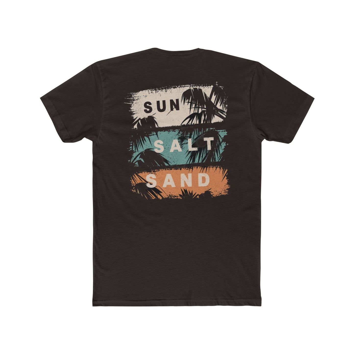 Sun Salt Sand Graphic Tee — Tropical Palm Beach Vacation T-Shirt