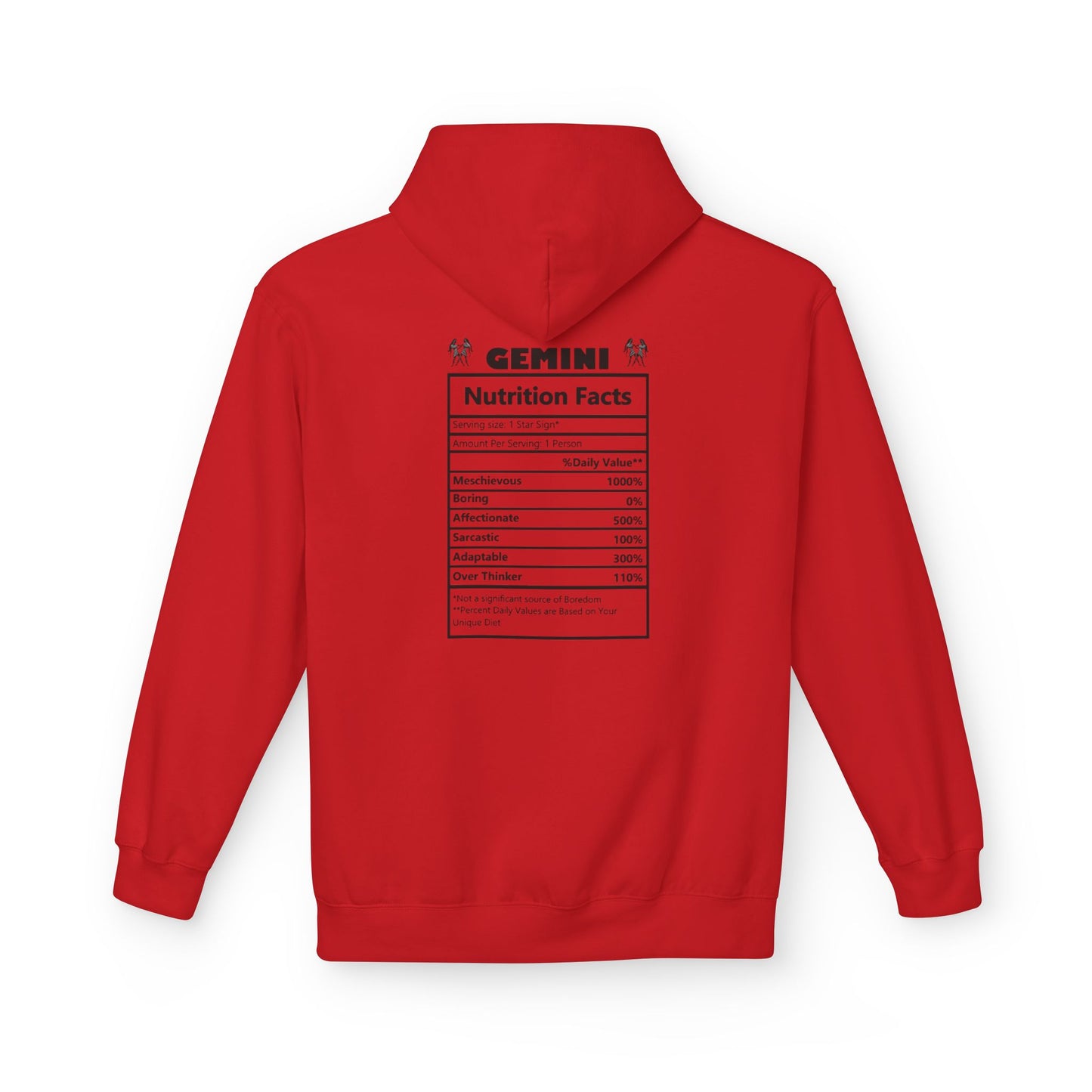 Gemini Zodiac Hoodie — Minimal Astrological Sign Sweatshirt