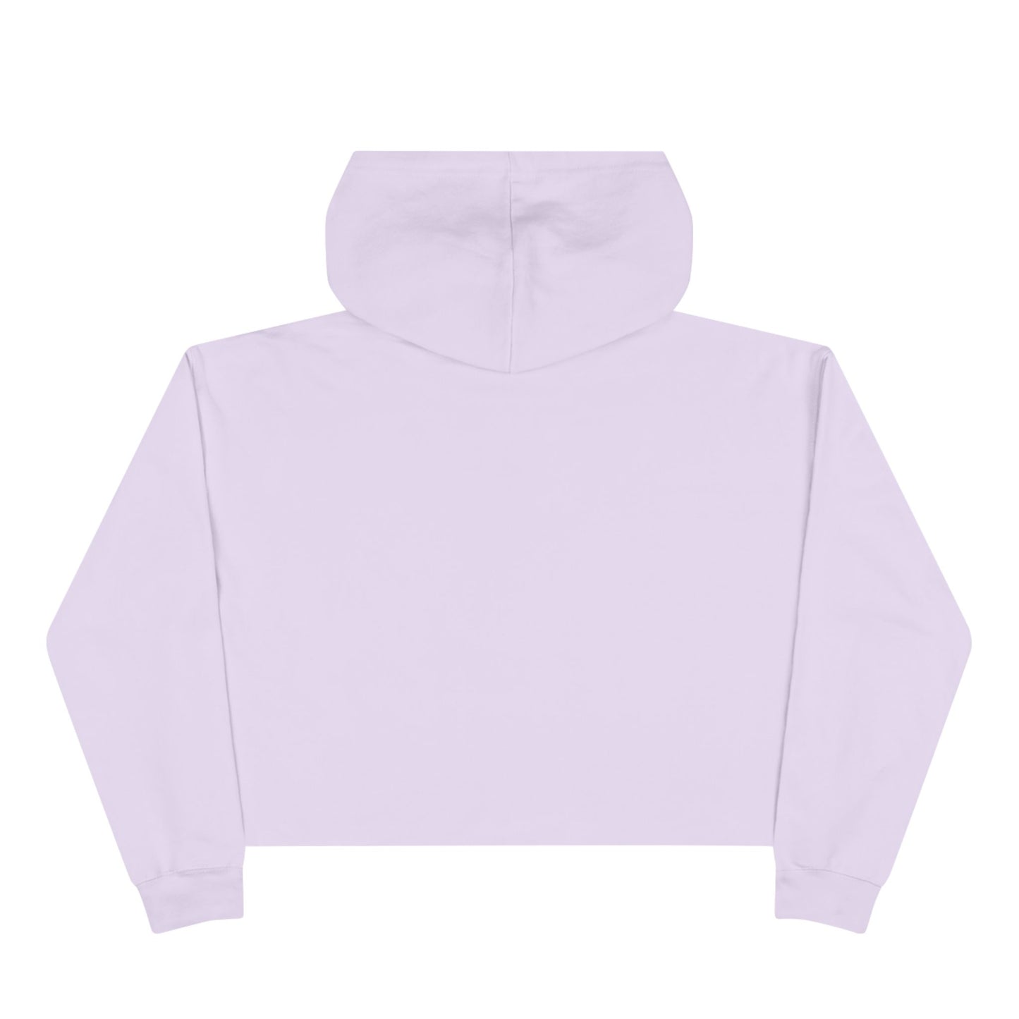 Cropped Hoodie — Minimal 'You Are Exactly Who You Think You Are' Motivational Sweatshirt