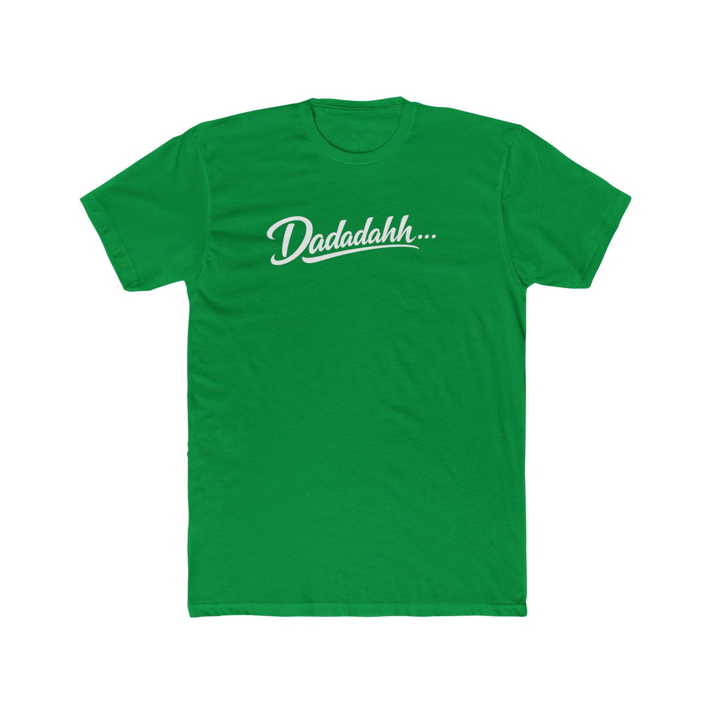 Dadadahh Retro Script Tee — Funny