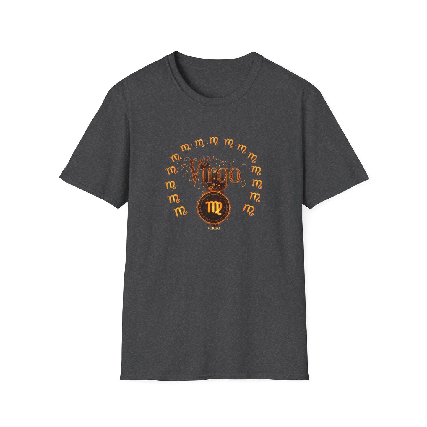 Virgo Zodiac T-Shirt — Vintage Astrology Tee with Virgo Traits (Constellation Back)