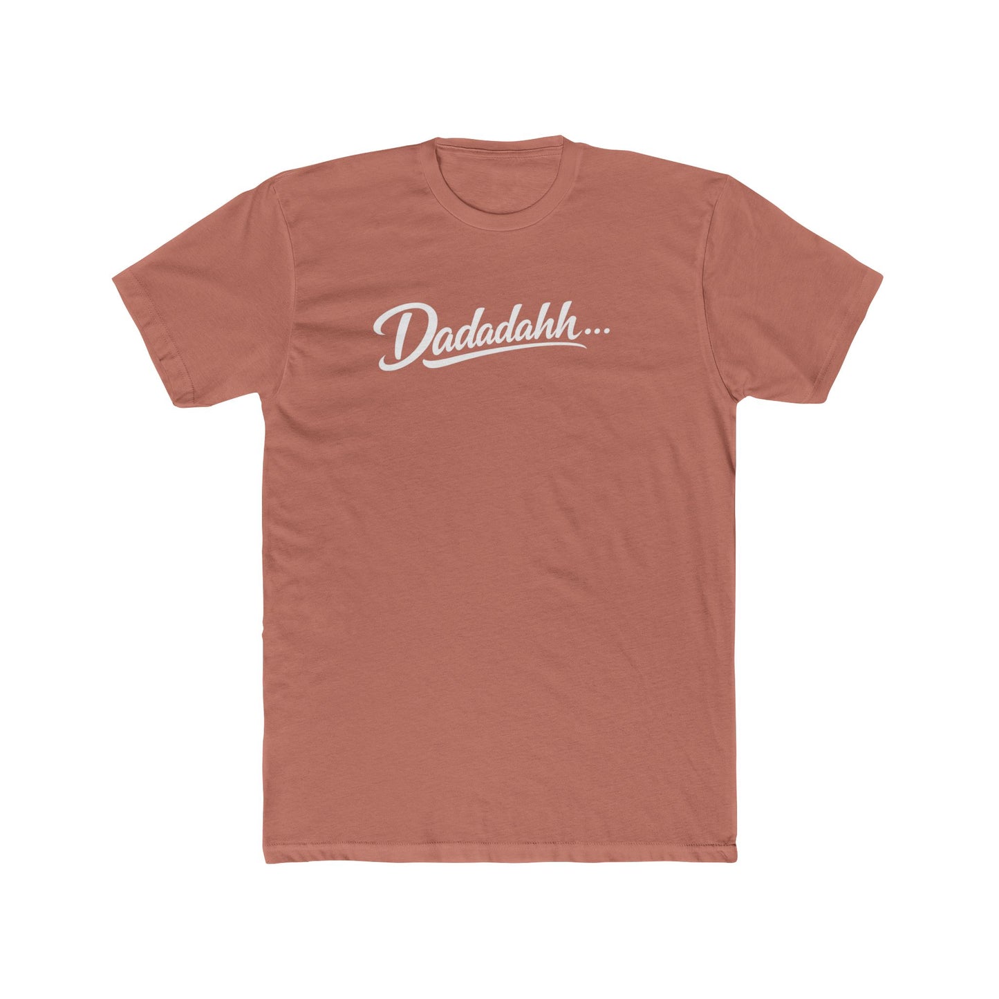Dadadahh Retro Script Tee — Funny