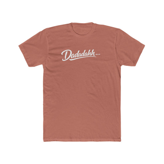 Dadadahh Retro Script Tee — Funny