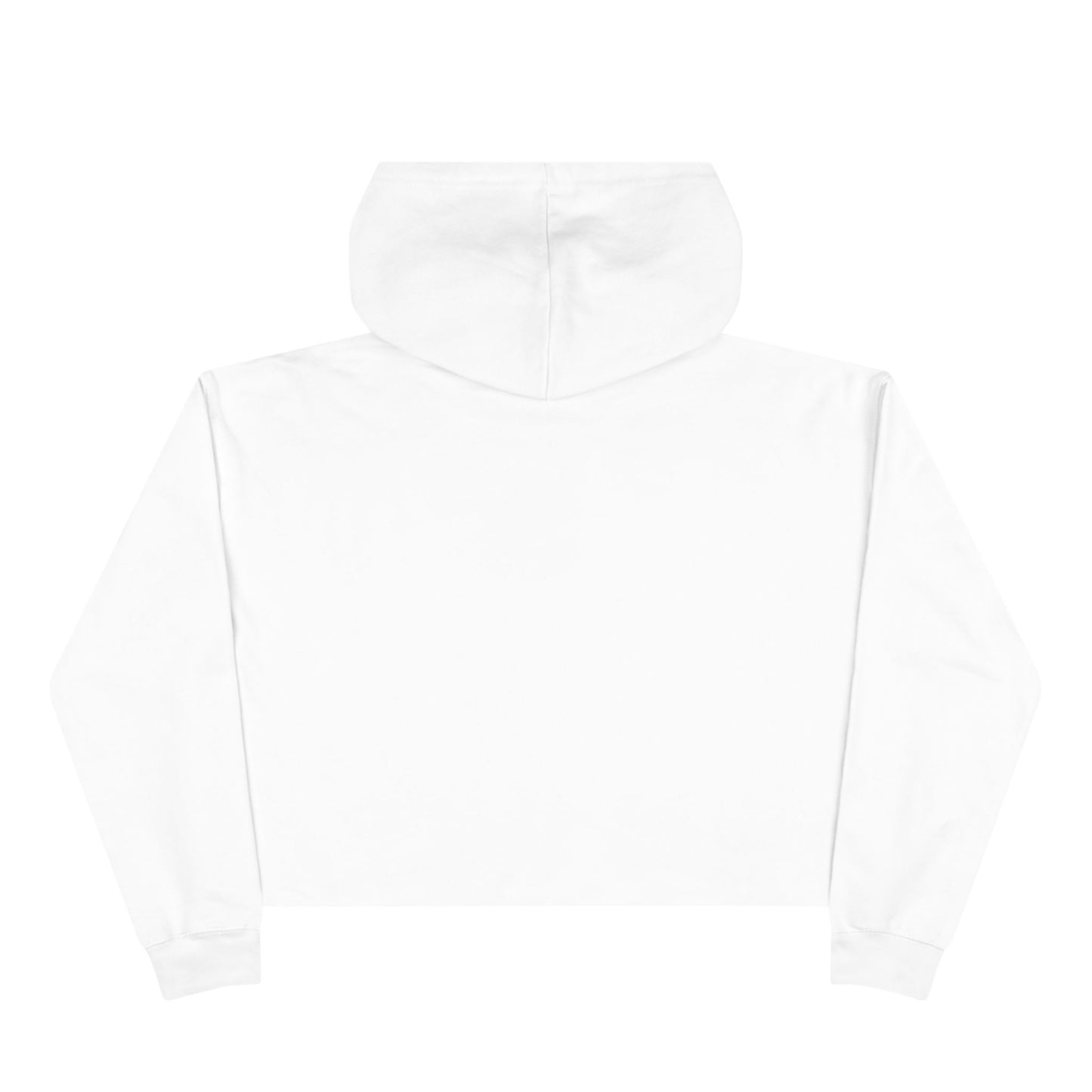 Cropped Hoodie — Minimal 'You Are Exactly Who You Think You Are' Motivational Sweatshirt