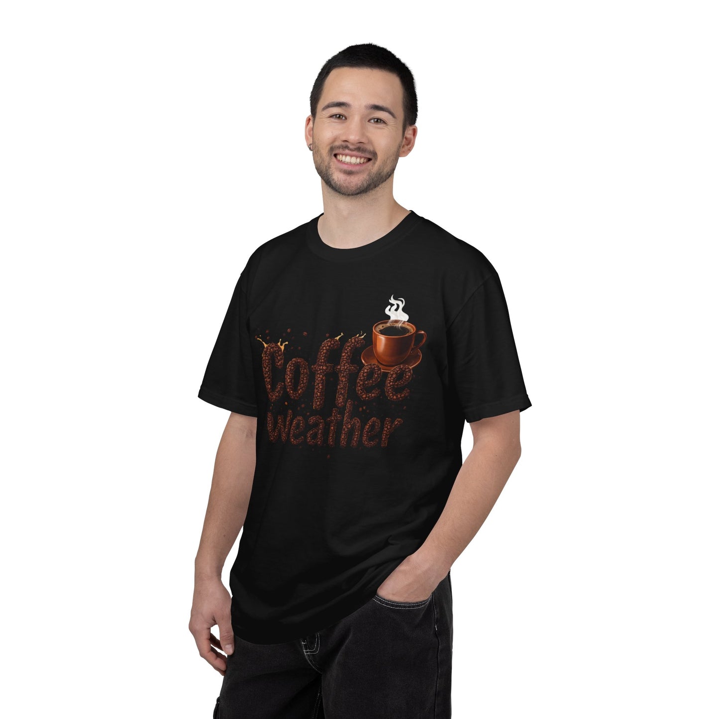 Coffee Weather T-Shirt – Cozy Coffee Lover Tee