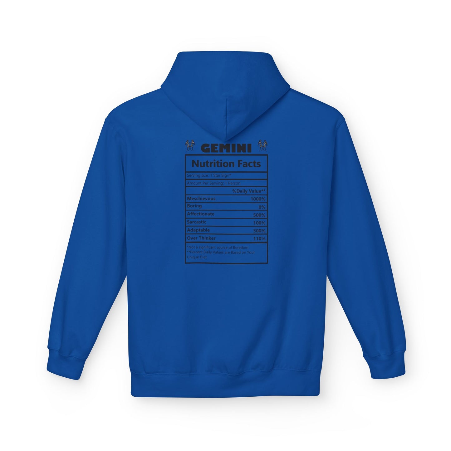Gemini Zodiac Hoodie — Minimal Astrological Sign Sweatshirt