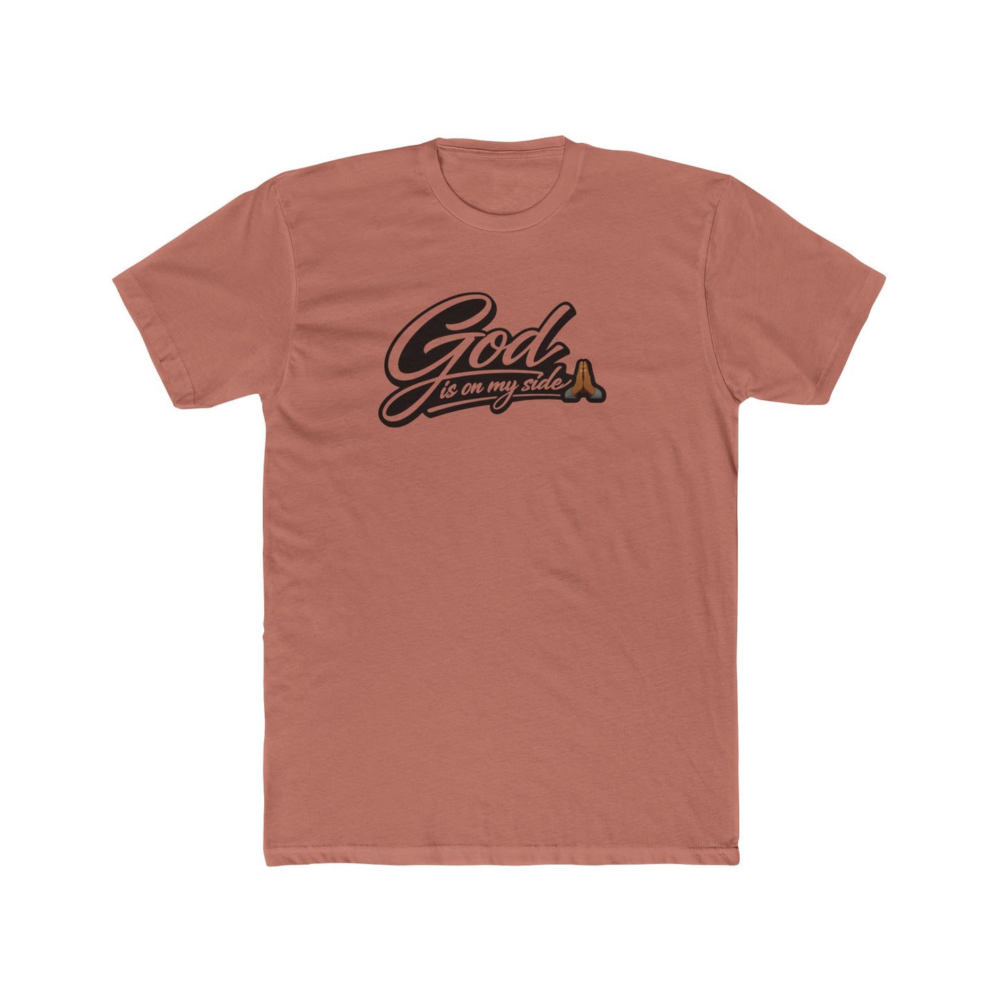 God Is On My Side T‑Shirt — Faith Prayer Graphic Tee
