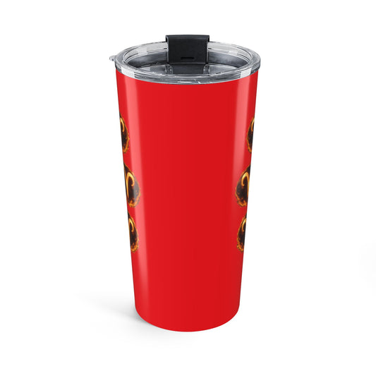 Aries Zodiac 20oz Tumbler — Red Astrology Travel Mug
