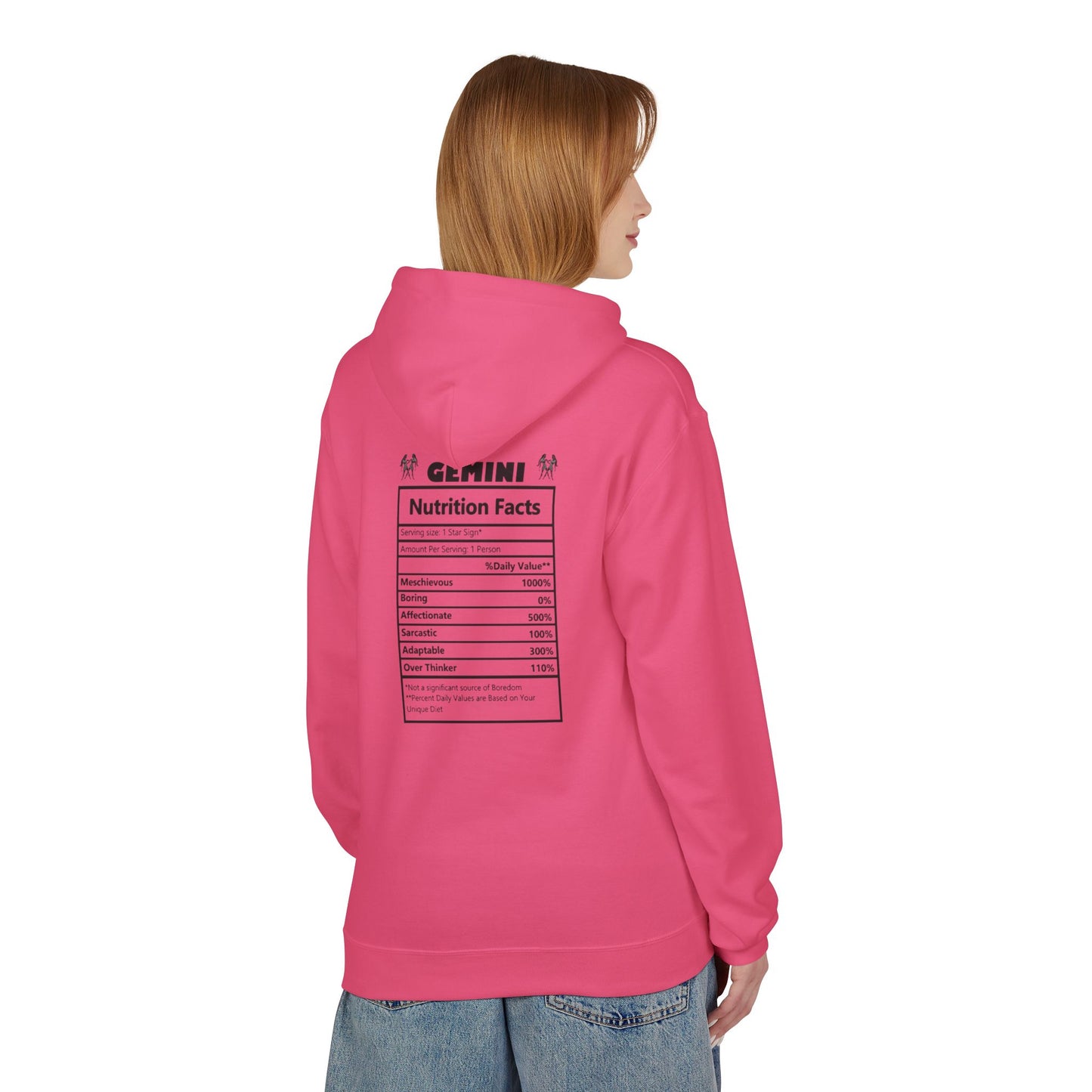 Gemini Zodiac Hoodie — Minimal Astrological Sign Sweatshirt