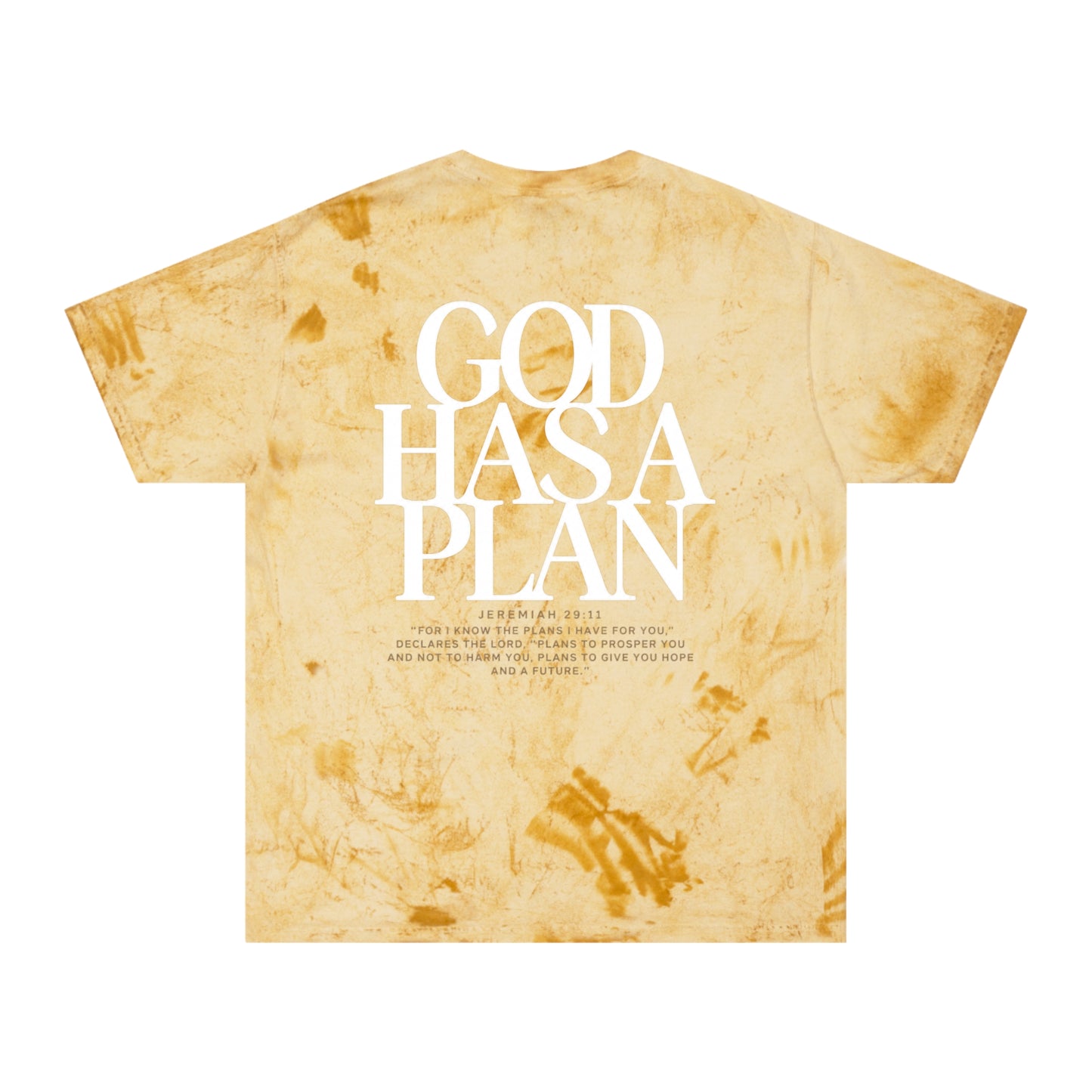 God Has a Plan Tie-Dye T-Shirt