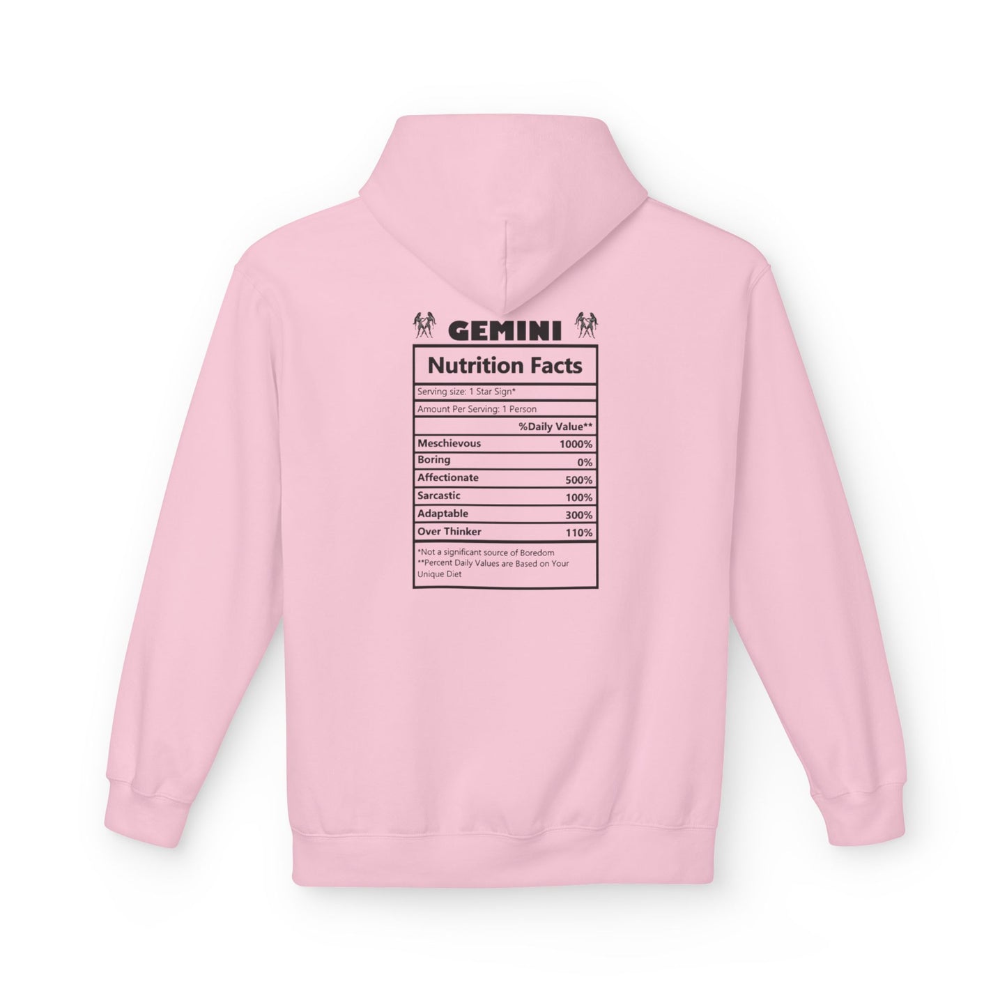 Gemini Zodiac Hoodie — Minimal Astrological Sign Sweatshirt