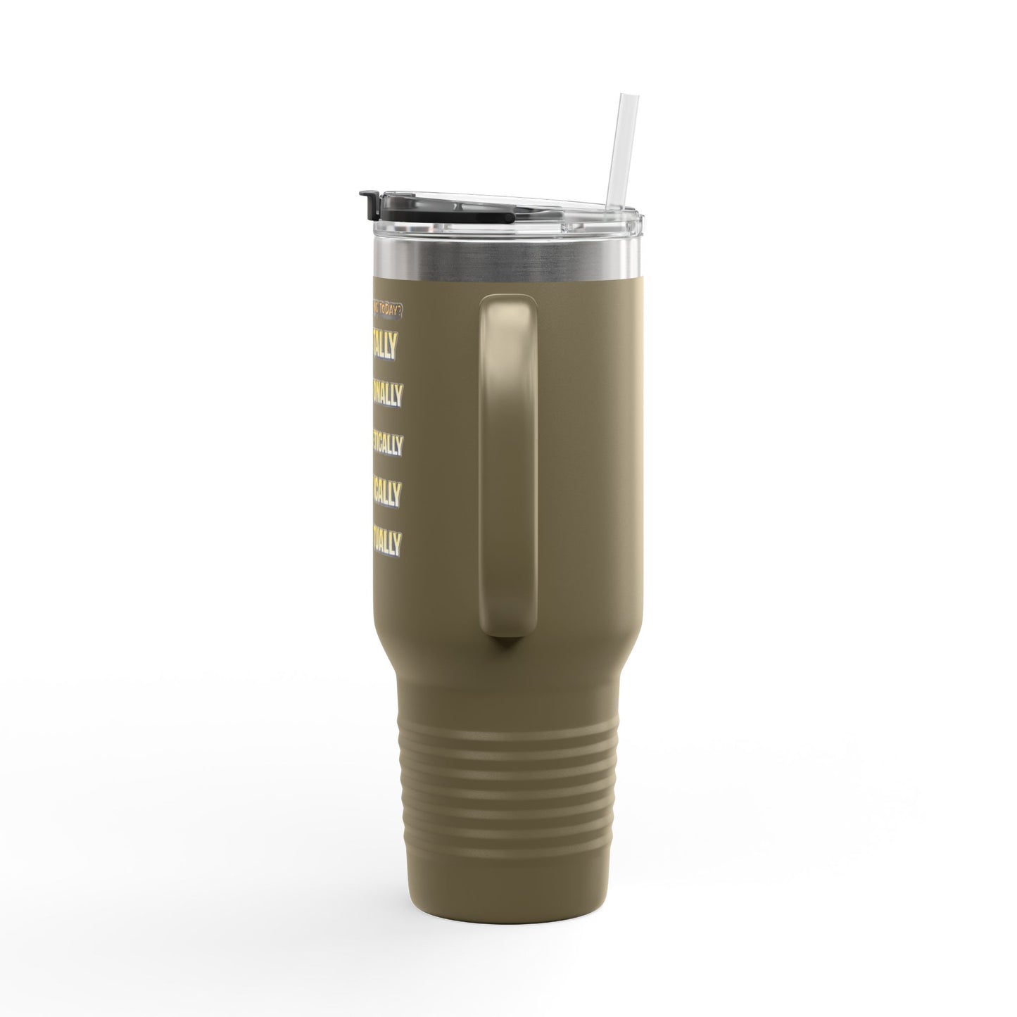 M.E.E.P.S. Insulated 40oz Travel Mug — Mental, Emotional, Energy, Physical, Spiritual Support