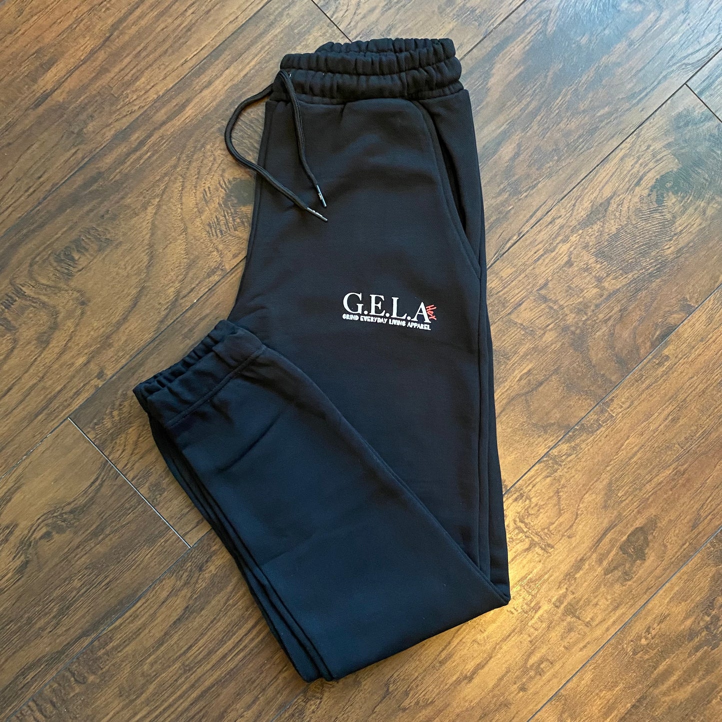 G.E.L.A HER BLACK WOMENS JOGGERS
