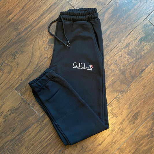 G.E.L.A HER BLACK WOMENS JOGGERS