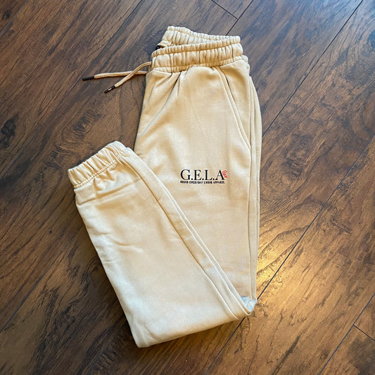 G.E.L.A HER TAN WOMENS JOGGERS